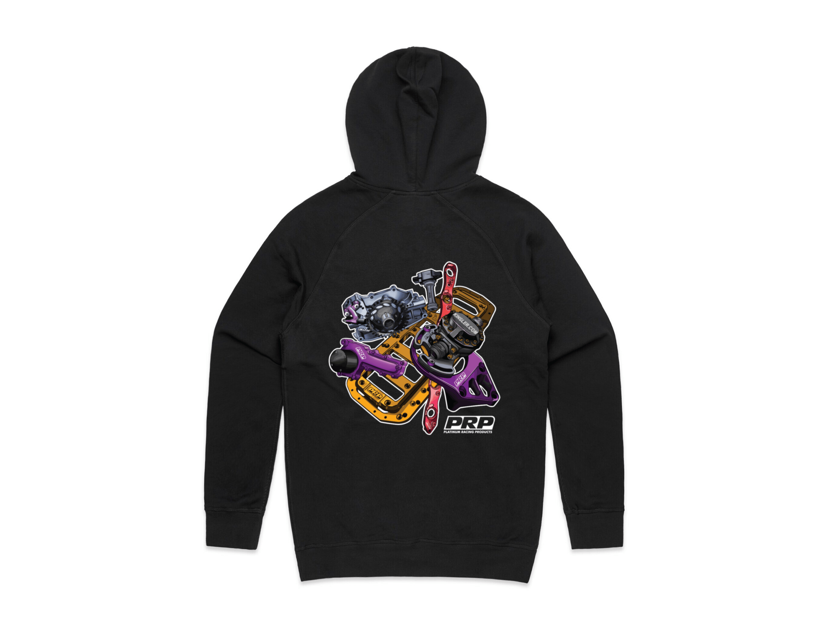 Platinum Racing Products Merchandise XS / With PRP on Front / Black PRP Hoodies SR