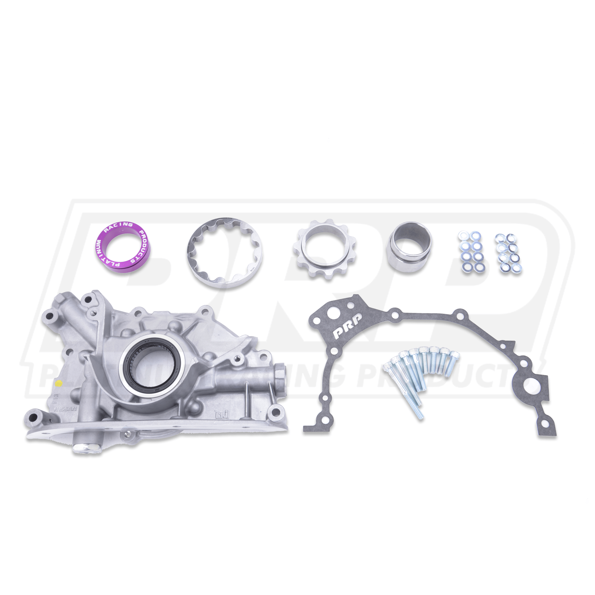 Platinum Racing Products Oil Pump Flat Drive Gears - With Collar / No Backing Plate / No Titanium Hardware Genuine Nissan N1 Oil Pump Kit SR