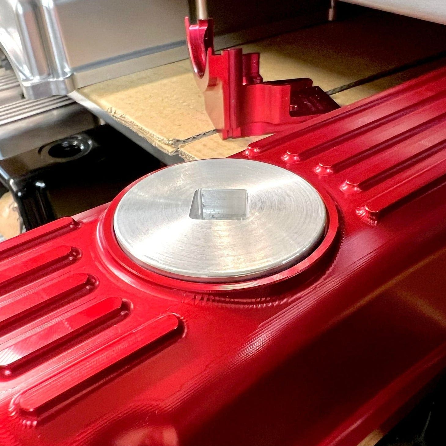 Platinum Racing Products Oil System Components Nissan Oil Cap Bung SR