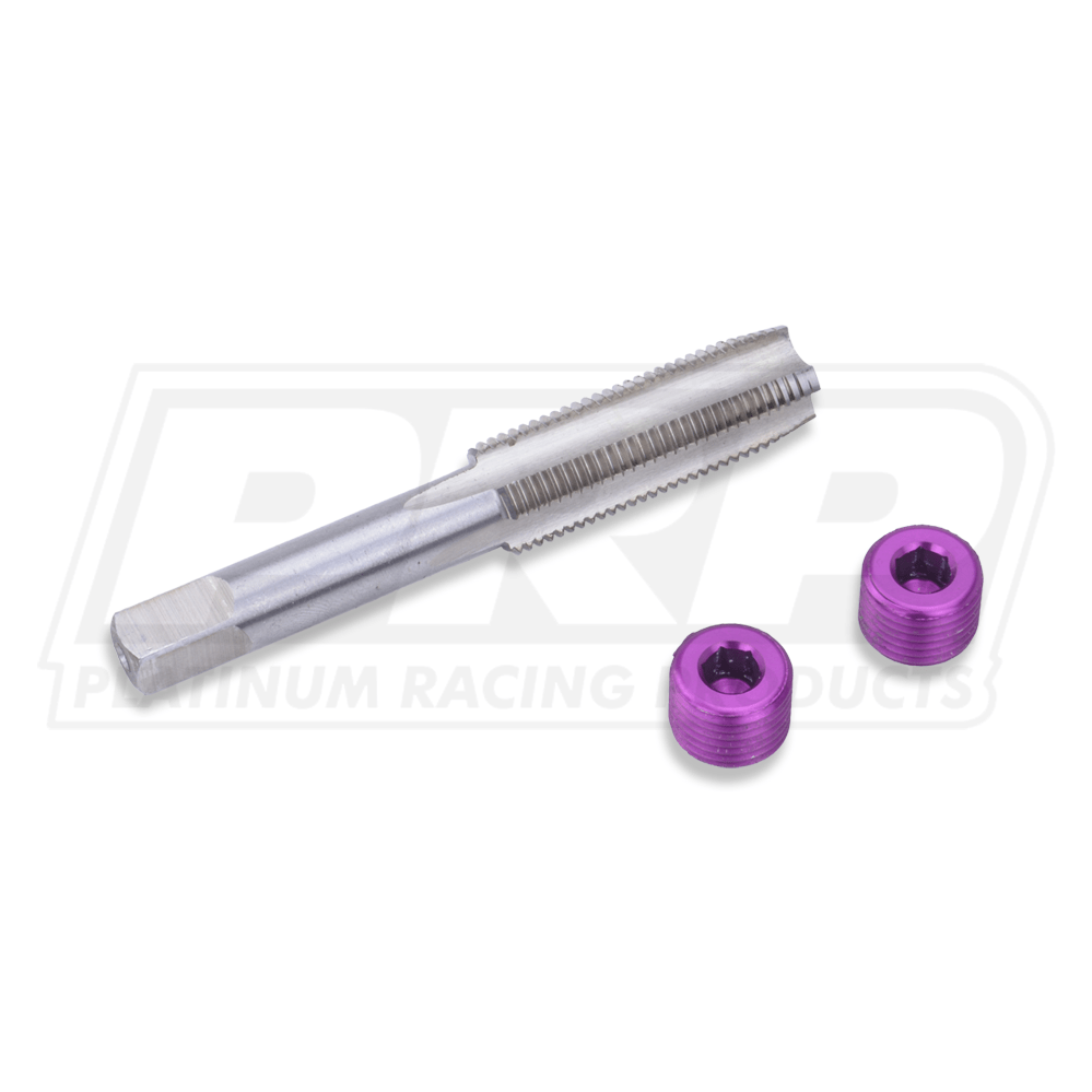 Platinum Racing Products Restrictors Oil Block Off's Inc Tap Nissan RB Oil Gallery Block off inc Tap Bit SR