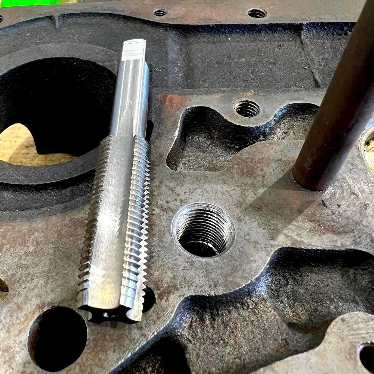 Platinum Racing Products Restrictors Tap only Nissan RB Oil Gallery Block off inc Tap Bit SR