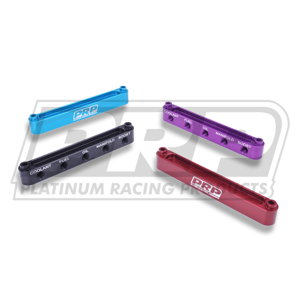 Platinum Racing Products Sensor Block Purple Billet Sensor Manifold SR