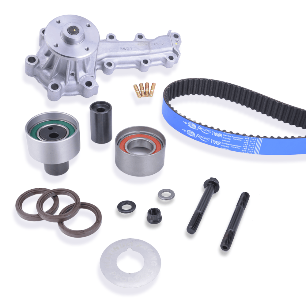 Platinum Racing Products Timing Parts Gates Racing Timing Belt Complete Kit inc Water Pump / Yes - ARP RB20, RB25, RB26 Twin Cam Timing Belt Kit SR