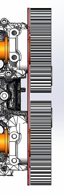 Platinum Racing Products Timing Parts RB26 Twin Cam Timing Mark Backing Plate SR