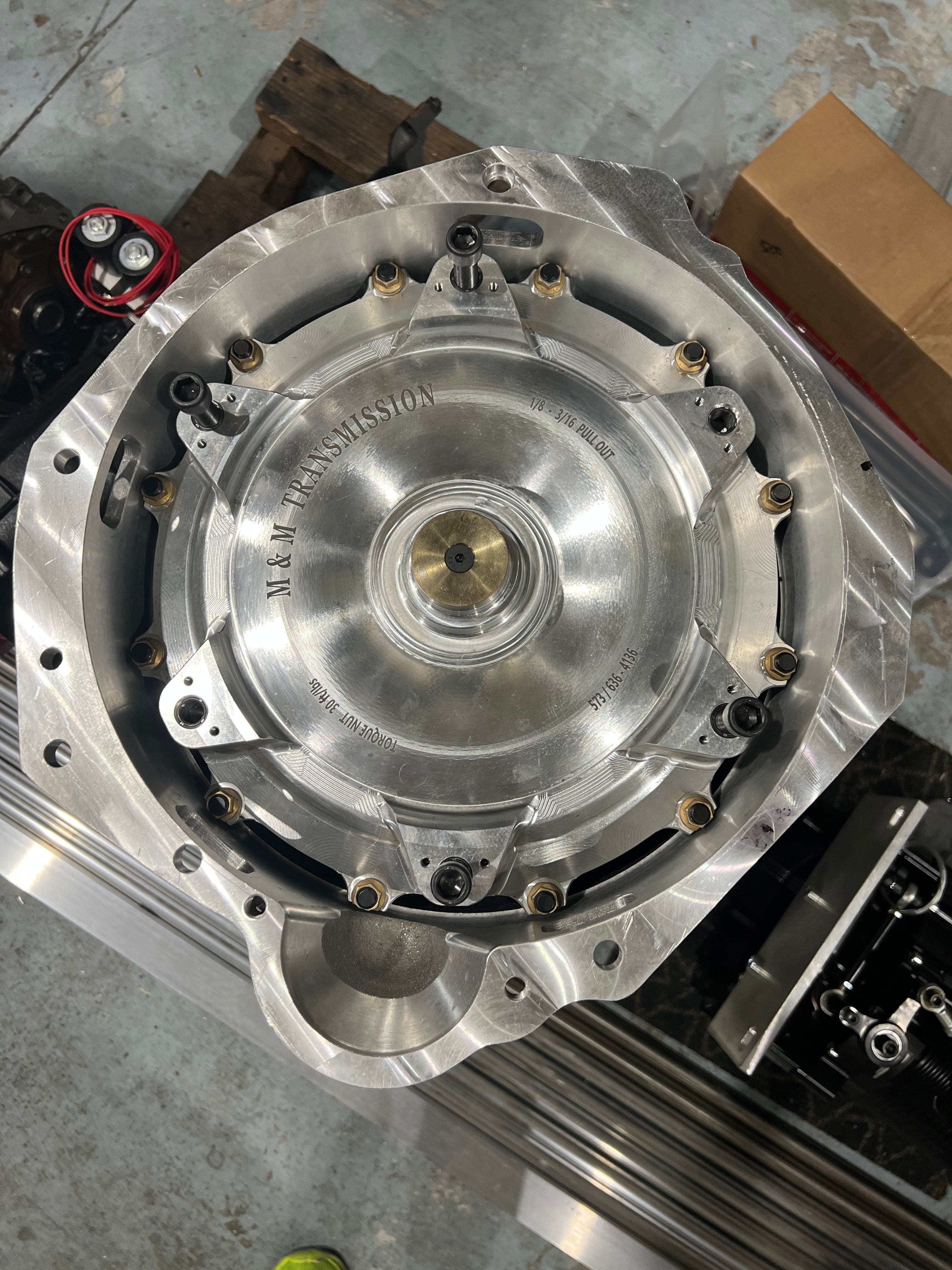 Platinum Racing Products Transmission Conversion Kit Powerglide OEM Case 9 Degree (Straight Gearbox) / Bellhousing Only GT-R to Powerglide Transmission Conversion Kit SR