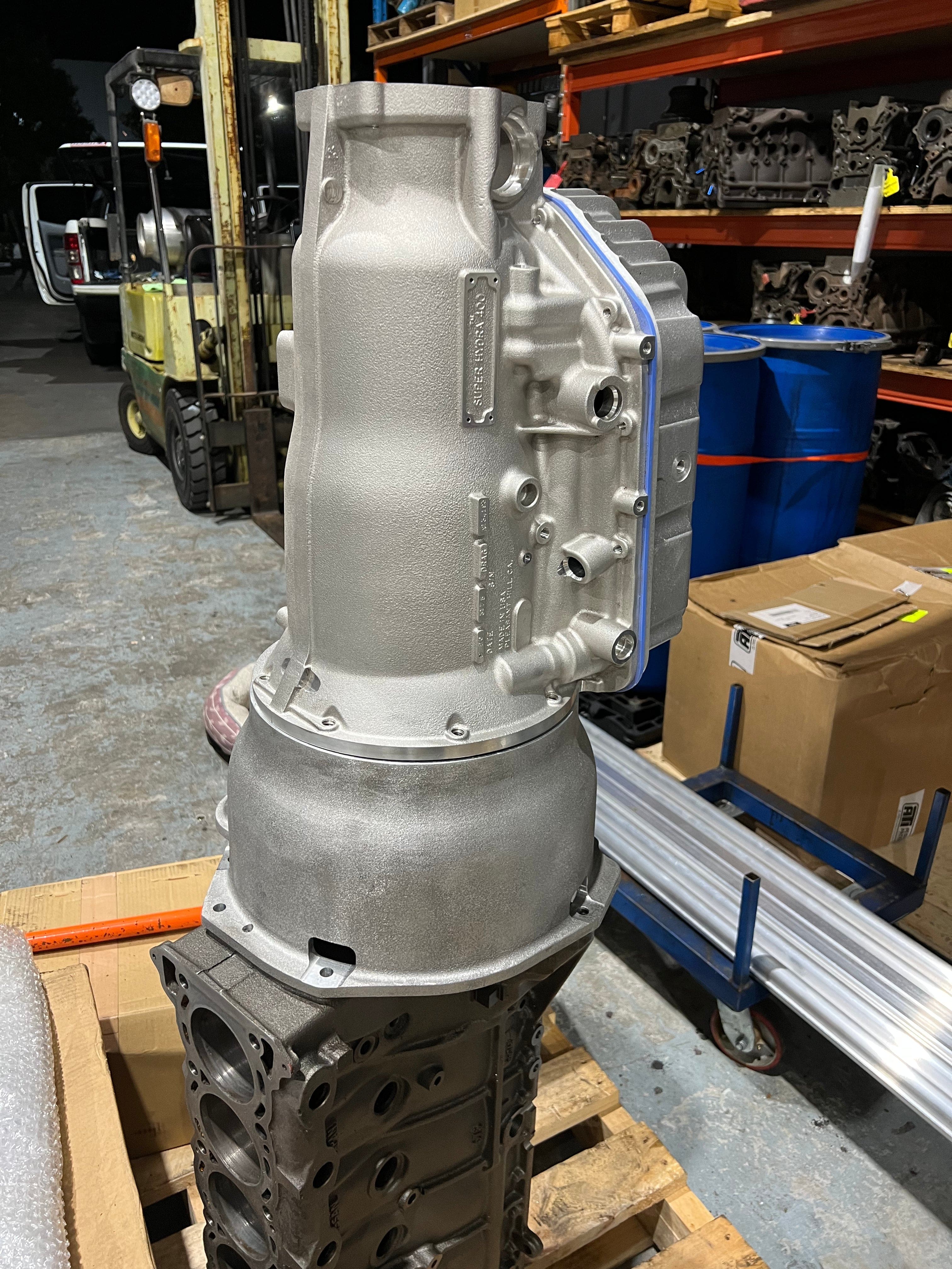 Platinum Racing Products Transmission Conversion Kit Powerglide OEM Case 9 Degree (Straight Gearbox) / Complete Kit GT-R to Powerglide Transmission Conversion Kit SR