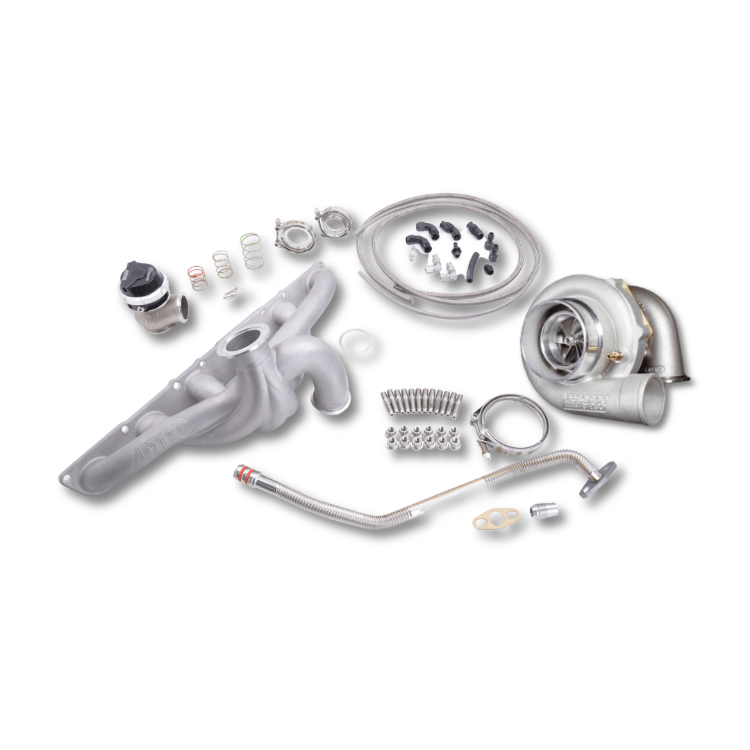 Platinum Racing Products Turbo Kit 6266 Reverse CEA Gen 2 - 0.82 A/R Stainless Housing / Don't Include Fitting Kit / Black Artec Precision 6266 Gen 2 Turbo Kit to Suit Nissan RB SR