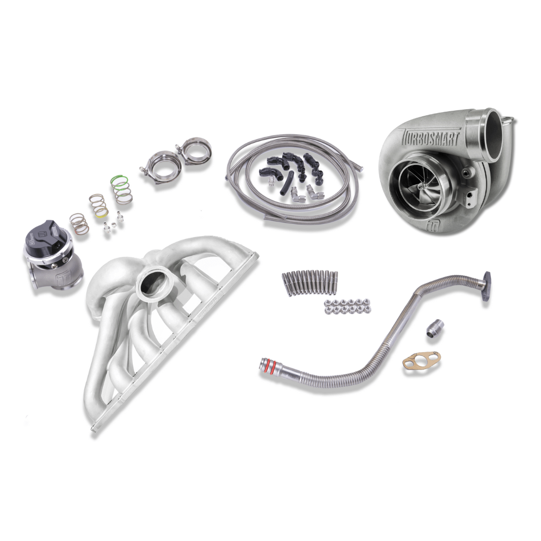 Platinum Racing Products Turbo Kit Don't Include Fitting Kit / Black / RB20/25 Artec Turbosmart 7675 Turbo Kit to Suit Nissan RB SR