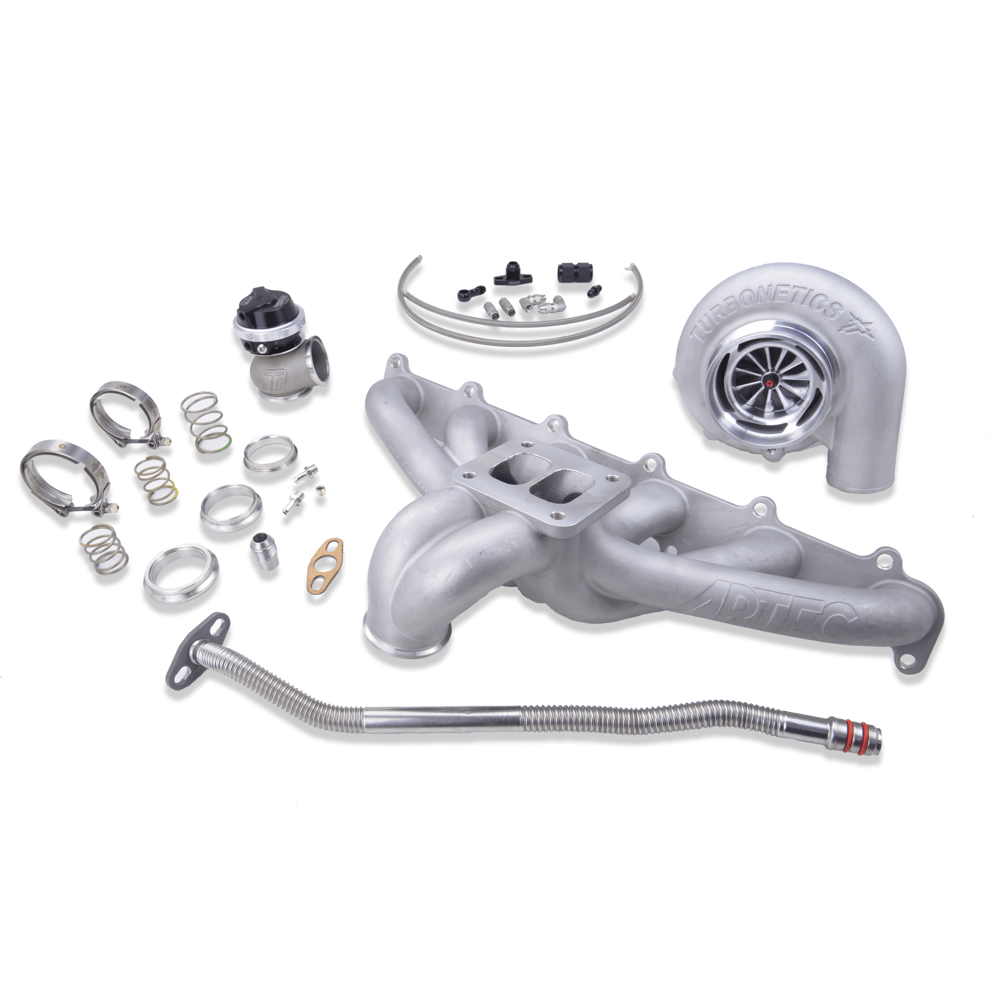 Platinum Racing Products Turbo Kit PTE7275 CEA C15 0.81 A/R T4 Turbine Housing / Don't Include Fitting Kit / Black Artec Precision 7275 CEA Turbo Kit to Suit Ford Barra SR