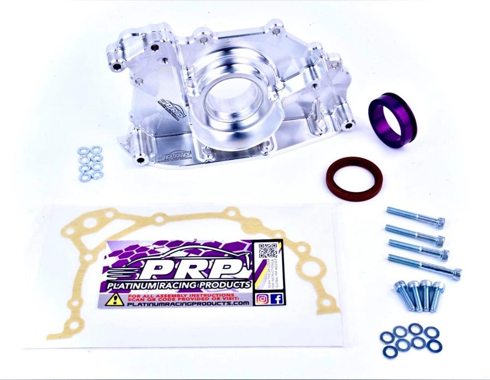 Platinum Racing Products Vehicle Parts & Accessories Red / No TDC Pointer Nissan RB Billet Oil Pump Delete Kit SR