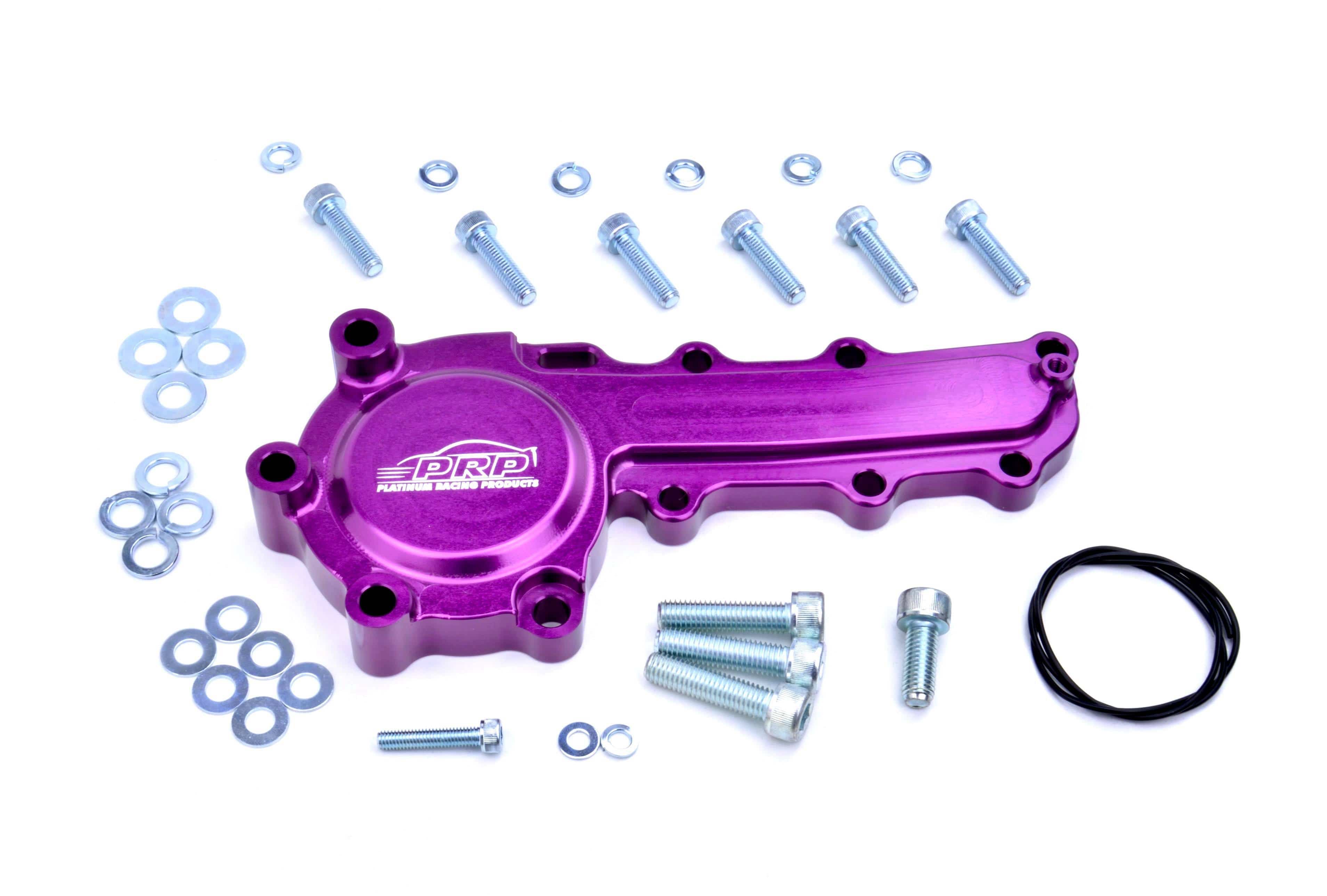 Platinum Racing Products Water Pump Delete Purple / Cast block Nissan RB Water Pump Delete SR