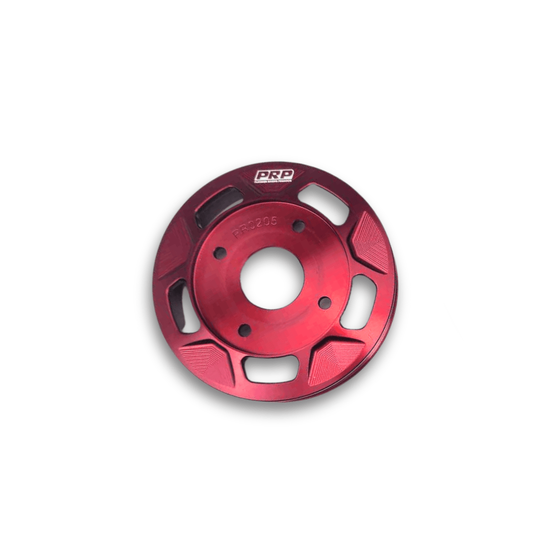 Platinum Racing Products Water Pump Pulley Silver Nissan RB Water Pump Reduction Pulley SR