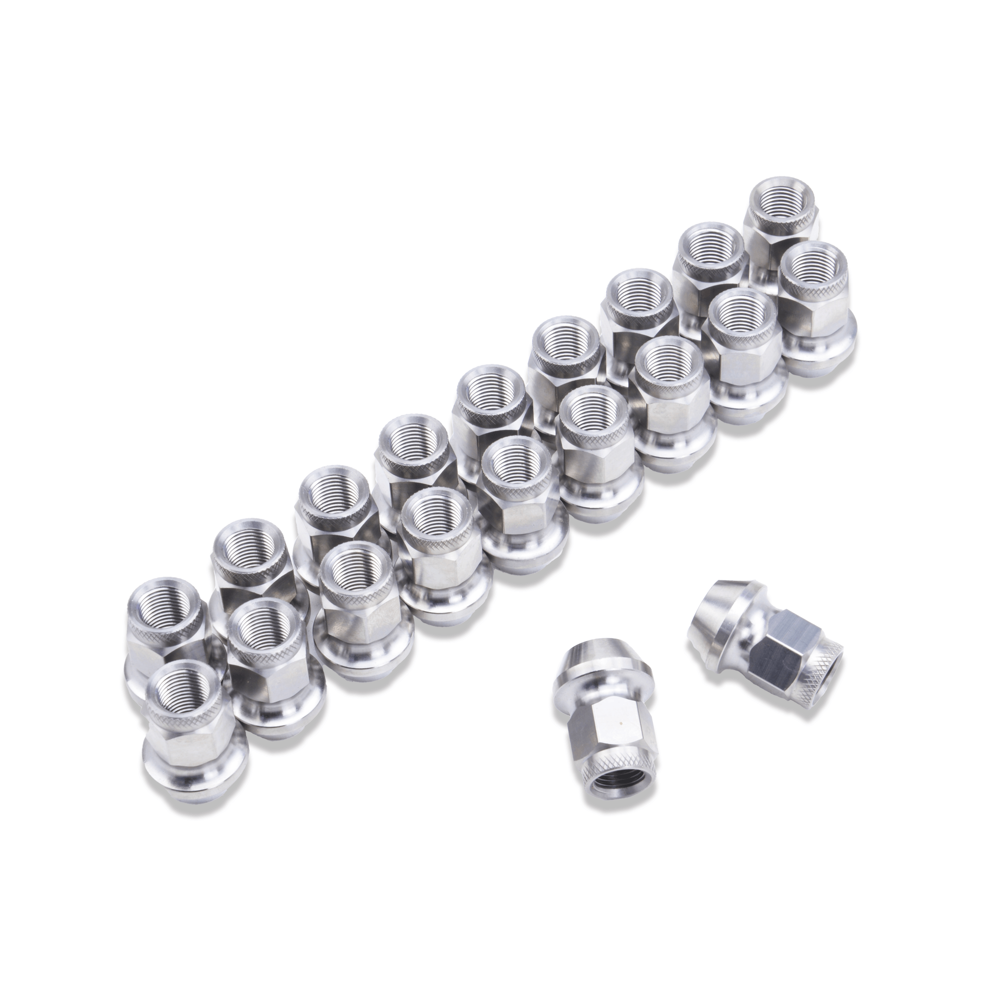 Platinum Racing Products Wheel Nuts IRP Nissan RB 2.8L Stroker Kit Titanium Nissan / Subaru / Suzuki 1.25 Pitch Wheel Nut Set SR