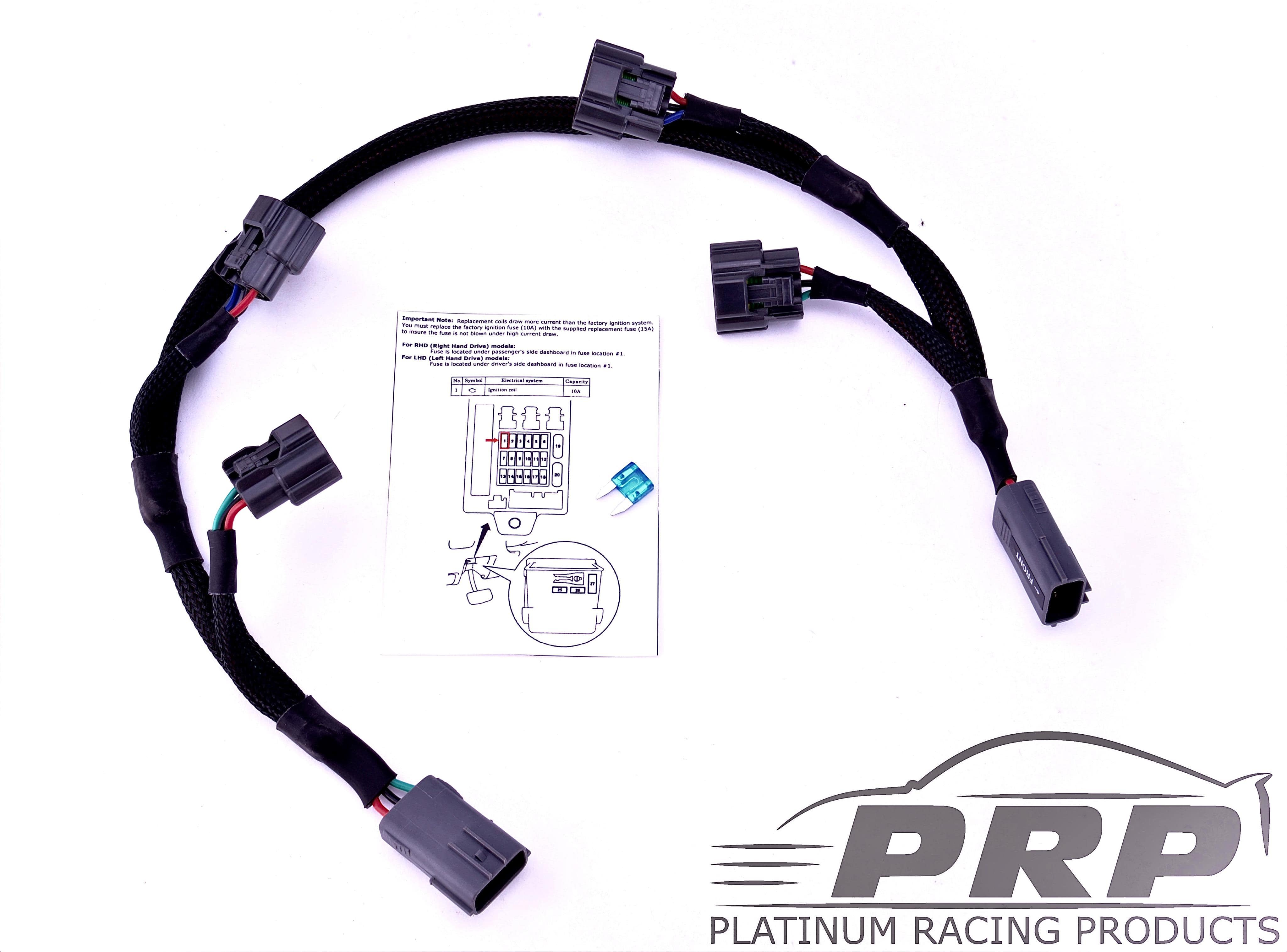 Platinum Racing Products Wiring Harness 4 Cylinder Universal Coil Loom 4 Cylinder Universal Coil Loom SR
