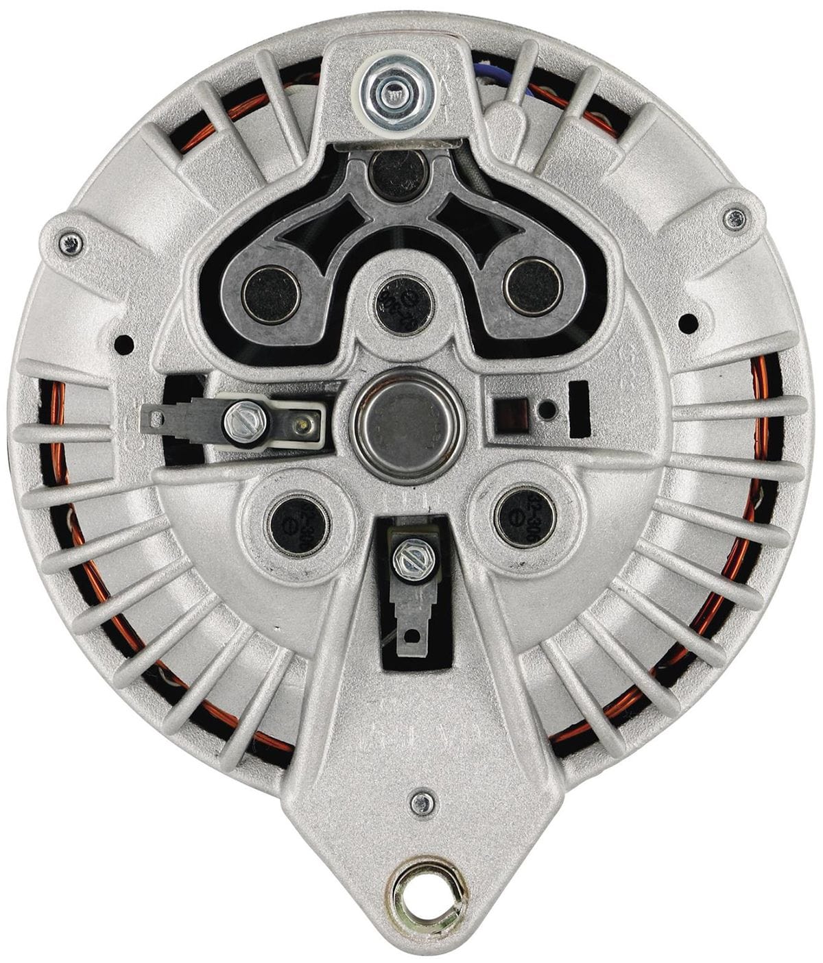 POWERMAST 75 AMP, Double Field, Single V Pulley Powermaster Natural Finish Chrysler Alternator PM7018 SR