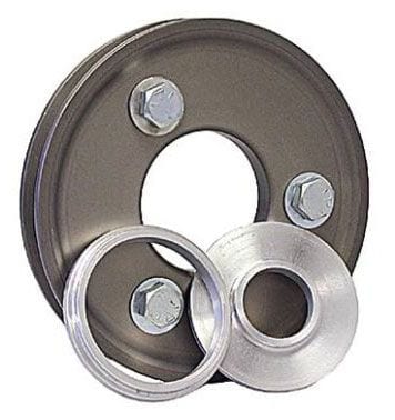 POWERMAST Suit SB Chev 5.250" O.D Powermaster Single Groove Crank V-Pulley PM293 SR