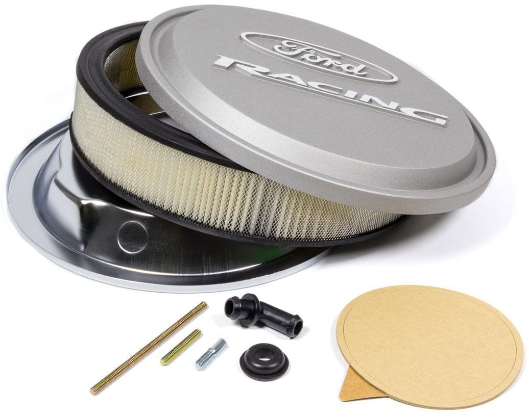 PROFORM 13" Suit 5-1/8" Neck Carburettors Proform Ford Racing Grey Slant Edge Air Cleaner Assembly PR302-382 SR