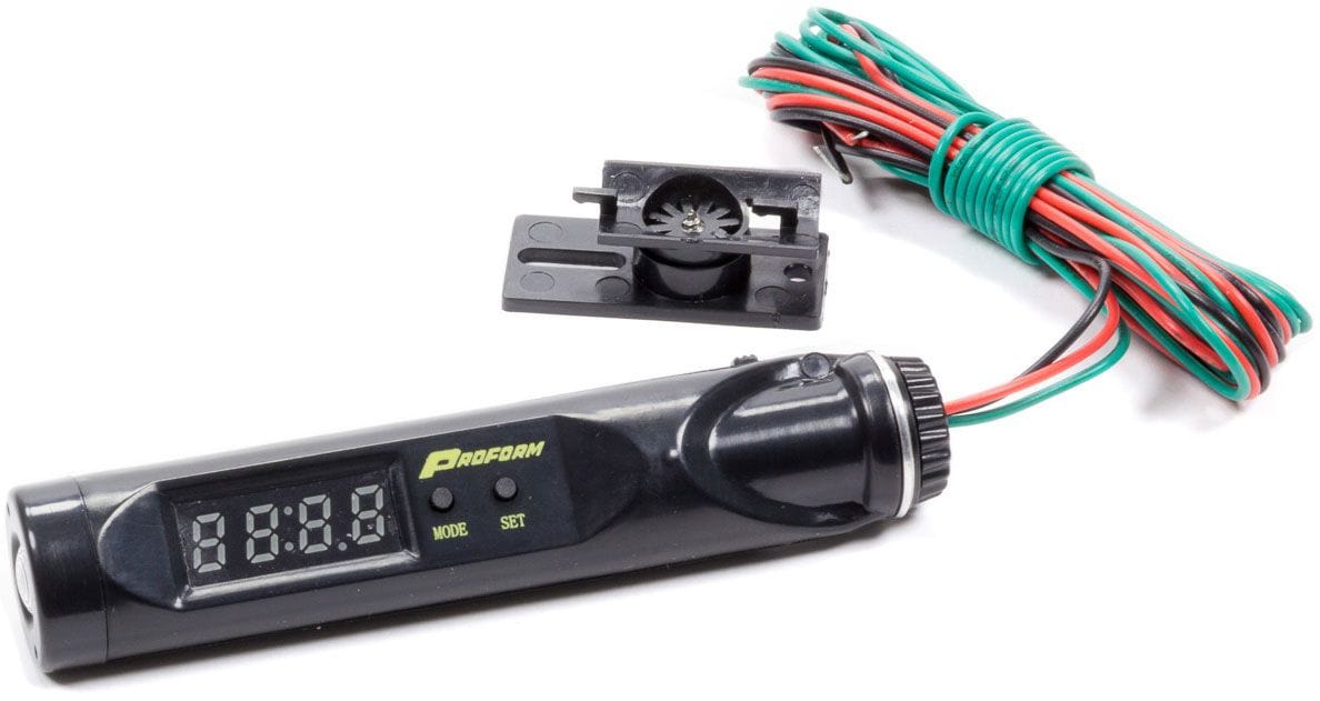 PROFORM Black, 100-12,000 RPM Proform Digital Mini Shift Light PR67007C SR