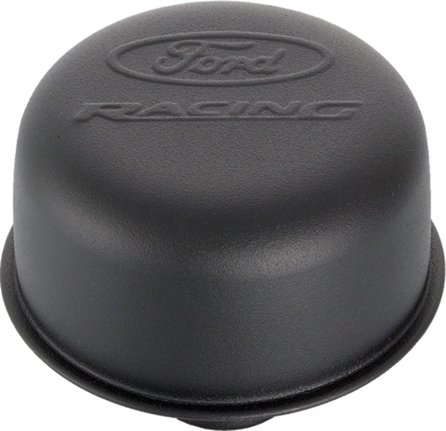 Proform Black Crinkle 3" Diameter with Ford Racing Logo (Use PR141-615 Gromme Proform Valve Cover Breather Push-In Style PR302-216 SR