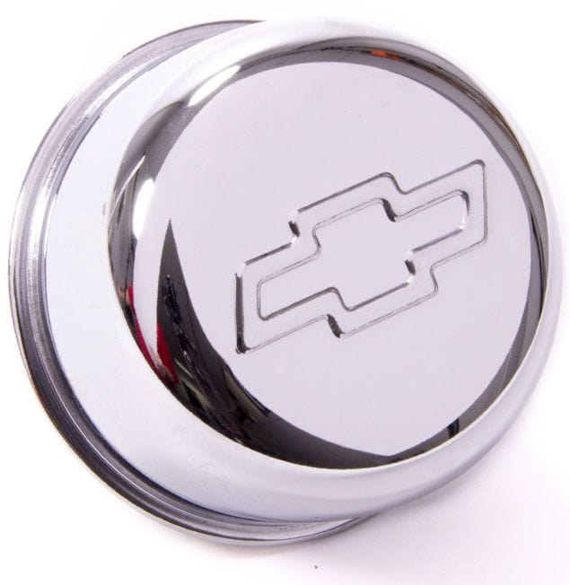 PROFORM Chrome 3" Diameter with Bowtie Emblem Proform Valve Cover Breather Twist-On Style PR141-618 SR