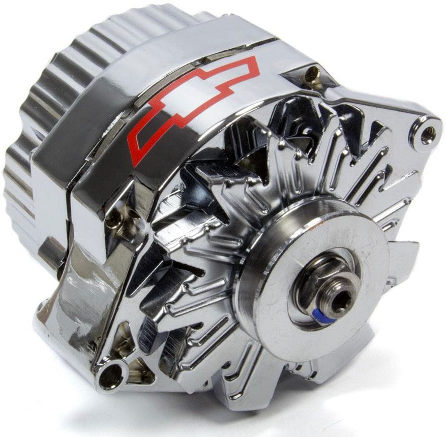 PROFORM Chrome Suit Chev 73-86, Internal Regulator With Bowtie Emblem Proform GM (Delco Style) Alternator PR141-656 SR
