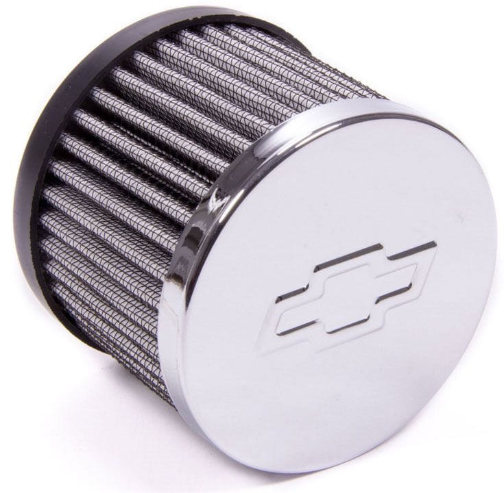 PROFORM Chrome With Bowtie Emblem Proform Valve Cover Push-In Breather PR141-622 SR