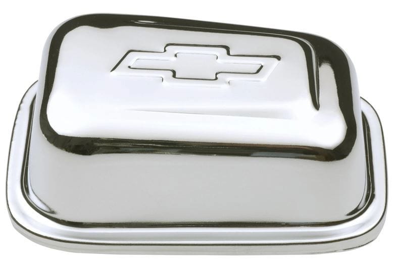 PROFORM Chrome with Bowtie Emblem (Use PR141-615 Gromments) Proform Valve Cover Breather Rectangle Push-In Style PR141-619 SR