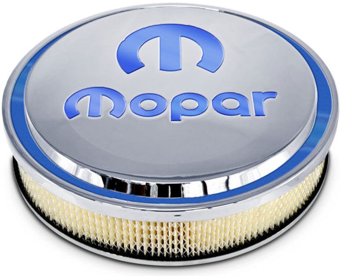 PROFORM Polished Finish with Blue Emblem Proform Slant Edge MOPAR Air Filter Assembly PR440-832 SR