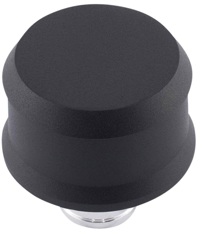 PROFORM Smooth Plain Finish, No Logo, Suit 1.22" Hole Proform Slant Edge Aluminium Valve Cover Breather Push-In Style - Black Crinkle PR141-86 SR