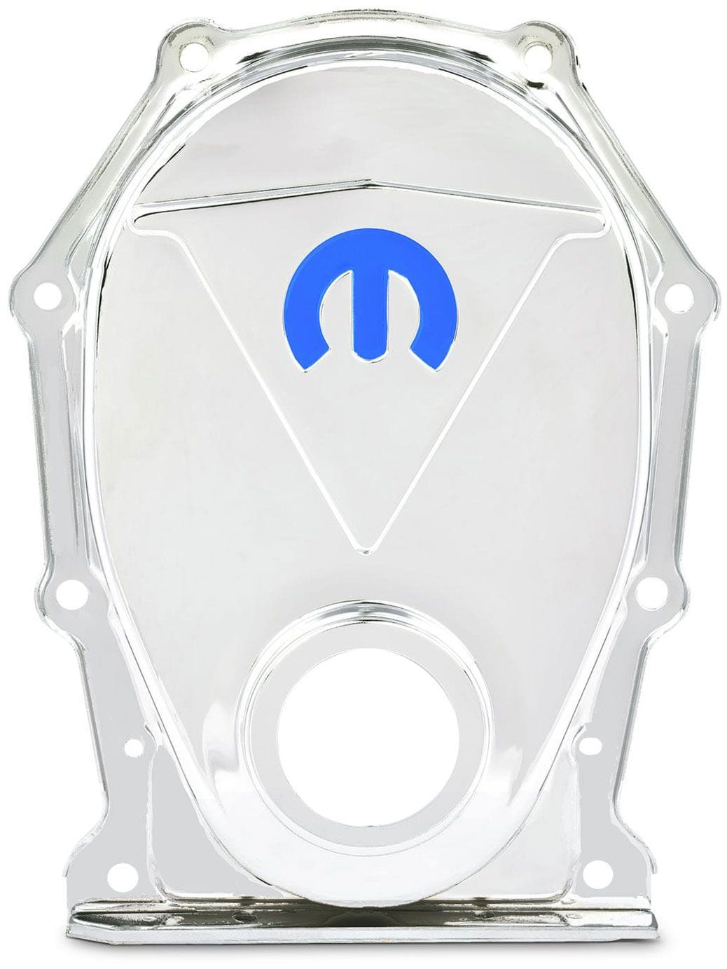 PROFORM Suit BB Chrysler 383-340 With Mopar "M" Logo Proform Stamp Steel Timing Cover - Chrome PR440-216 SR