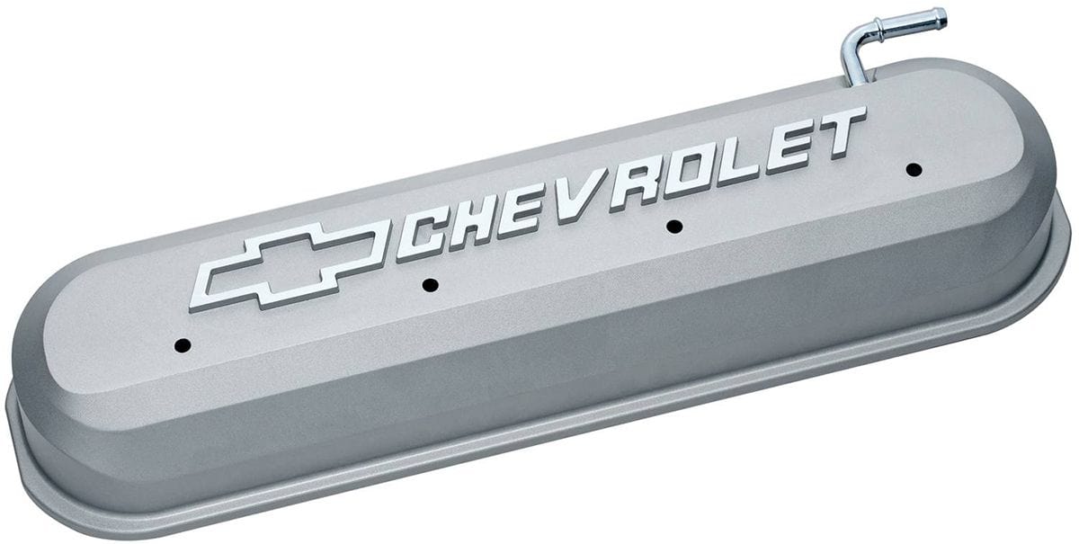 PROFORM Suit LS Series Engines, Cast Gray Proform Cast Aluminium Valve Covers With Raised Chevrolet Logo PR141-263 SR