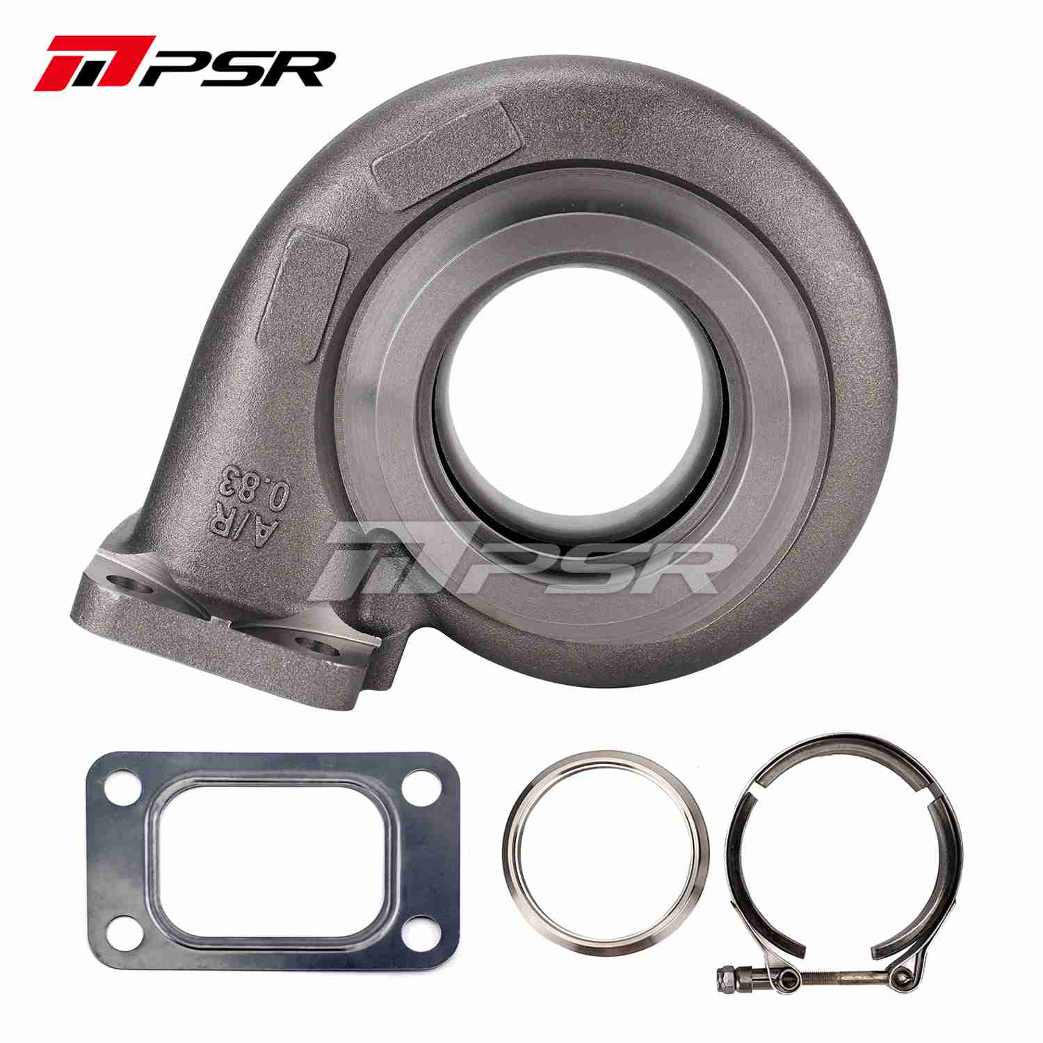 Pulsar Turbochargers 5455G/5855G/6255G / T3 Inlet Vband Outlet 0.83 A/R PSR 55G Turbine Housings for 5455G 5855G 6255G Turbos SR