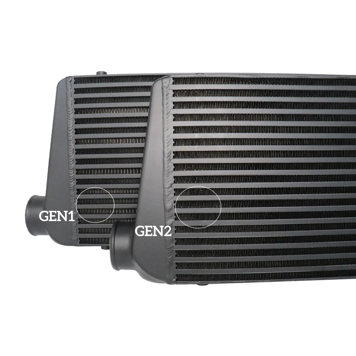 Pulsar Turbochargers Intercoolers Pulsar PSR Gen2 Universal Performance Intercoolers with Higher Fin Density 600x300x76mm 600x300x100mm SR