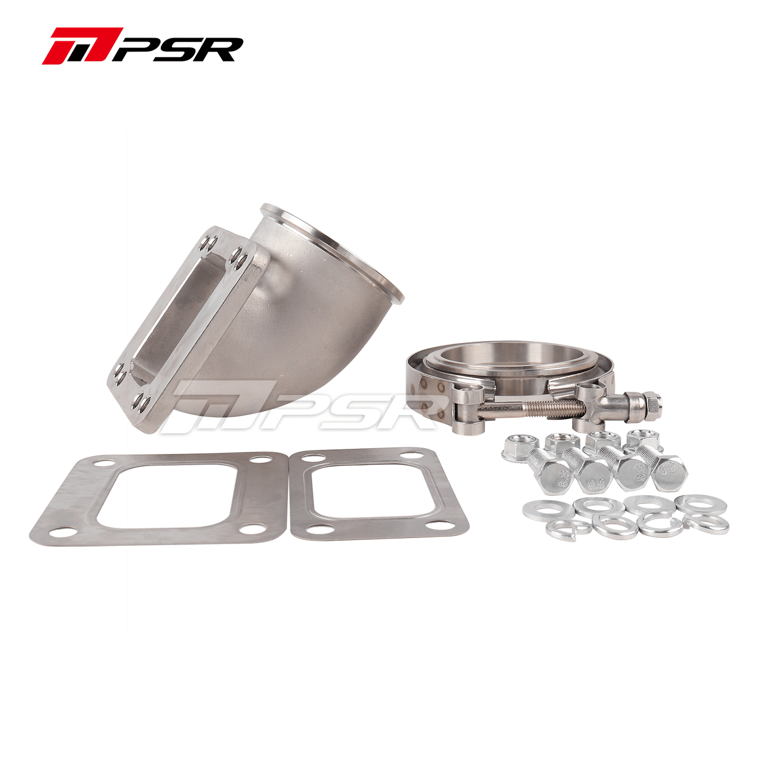 Pulsar Turbochargers PSR 90 Degree Elbow Adapter T3/T4 3†Vband Stainless Steel SR