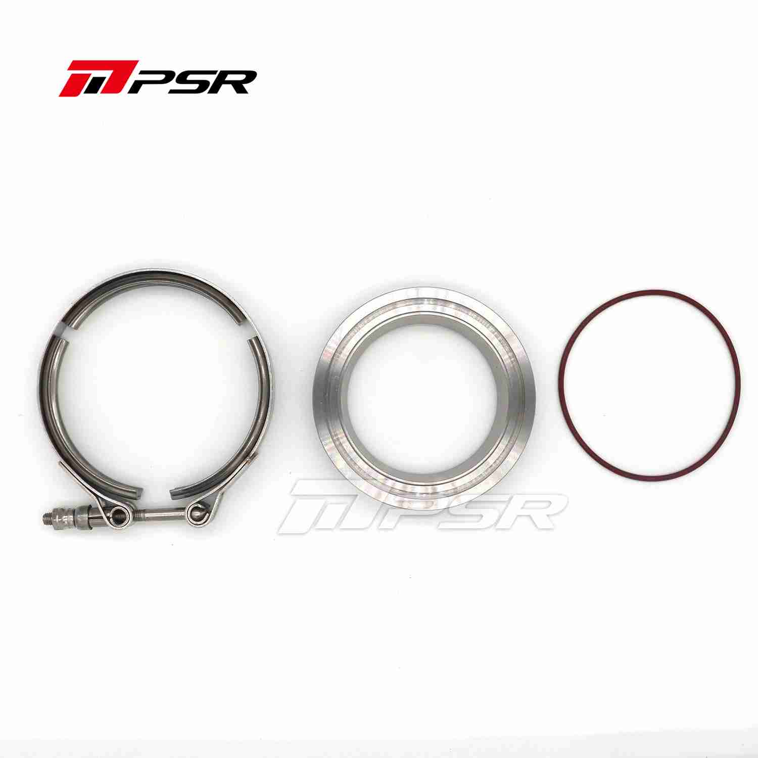 Pulsar Turbochargers PSR Stainless Steel V-Band 3â€/3.5†Flange&Clamp Kits for PRO PTG75 PT/X42 PT/X45 PT/X47 PT/X50 PT/X55 400 etc. Compressor Outlet SR