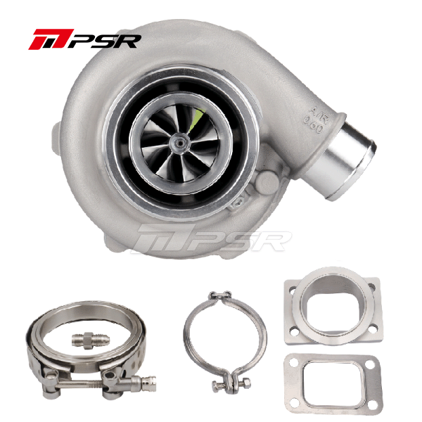 Pulsar Turbochargers Standard / 1.03 STAINLESS STEEL DUAL V-BAND+T4 Adapter / Without Actuator PSR3067 Gen2 Dual Ball Bearing Turbocharger SR