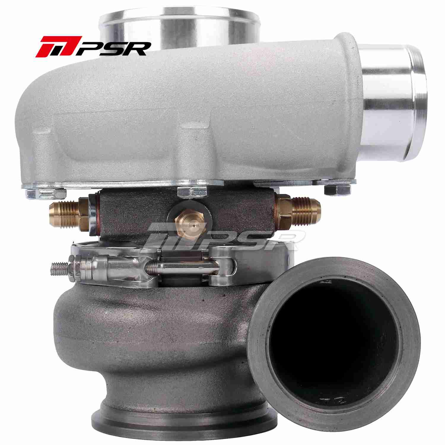 Pulsar Turbochargers Standard / .72 DUAL V-BAND W/O IWG / Reversed Rotations PSR Reverse Rotation 4849G Dual Ball Bearing Turbocharger HP Rating 550 SR