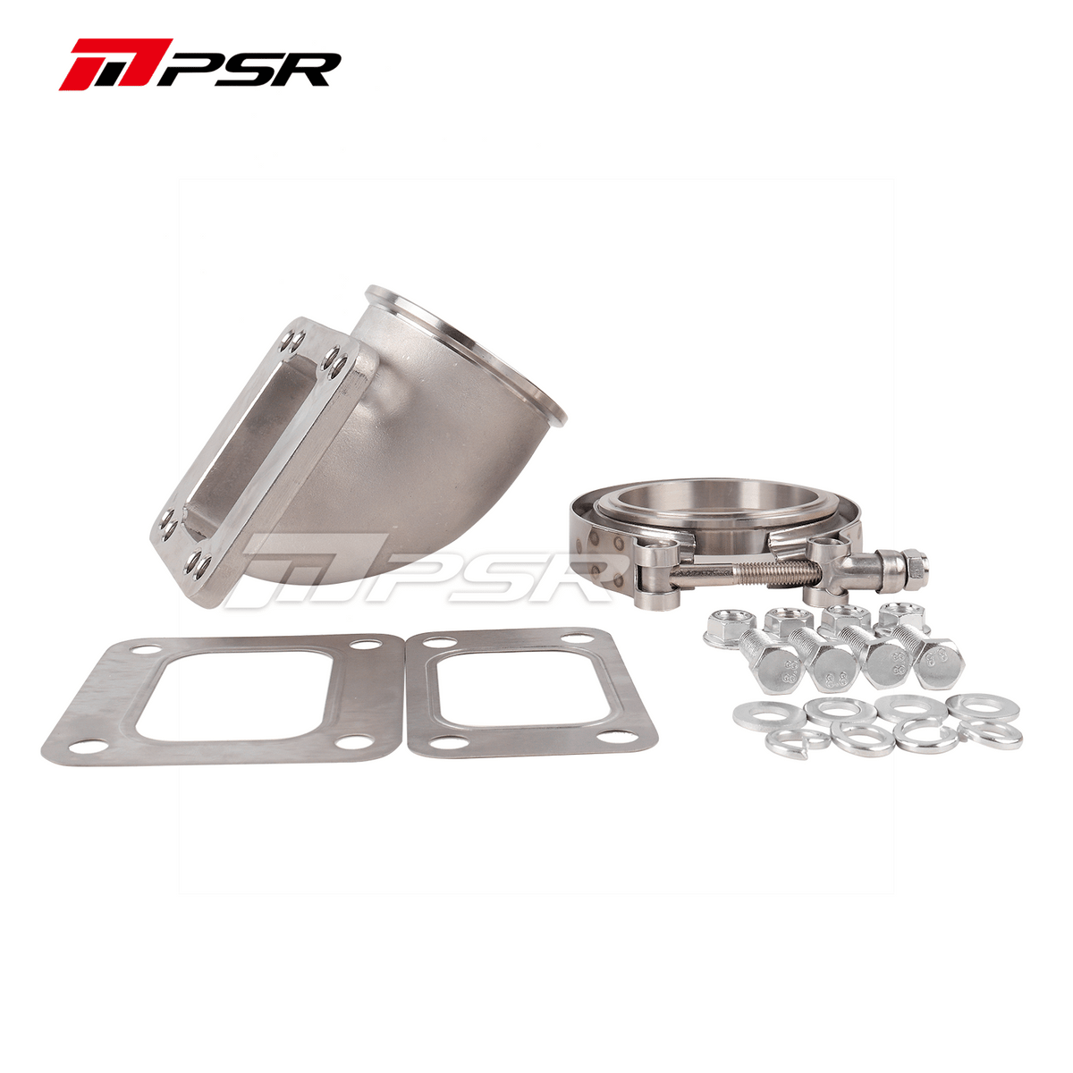 Pulsar Turbochargers Turbo Adapters Pulsar PSR 90 Degree Elbow Adapter T3/T4 3” Vband Stainless Steel (PULSAR-ADP0005) SR