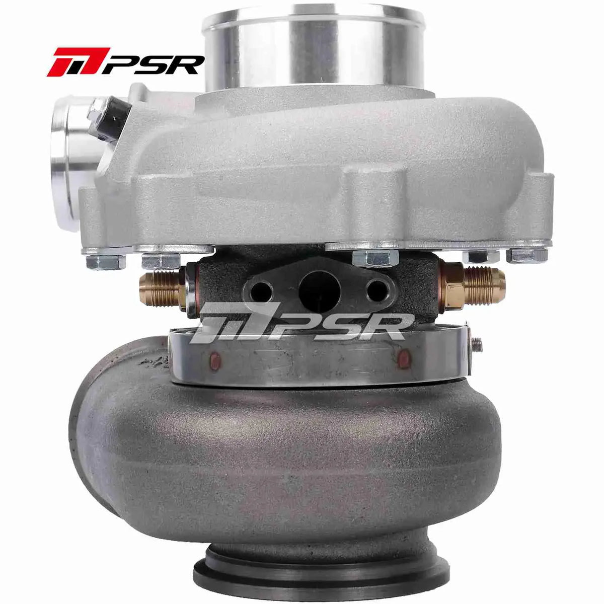 Pulsar Turbochargers Turbochargers Dual V-Band 1.01 A/R / Standard / With Stainless Steel Cover Pulsar PSR REVERSE ROTATION 6862G Dual Ball Bearing Turbocharger HP Rating 1050 SR