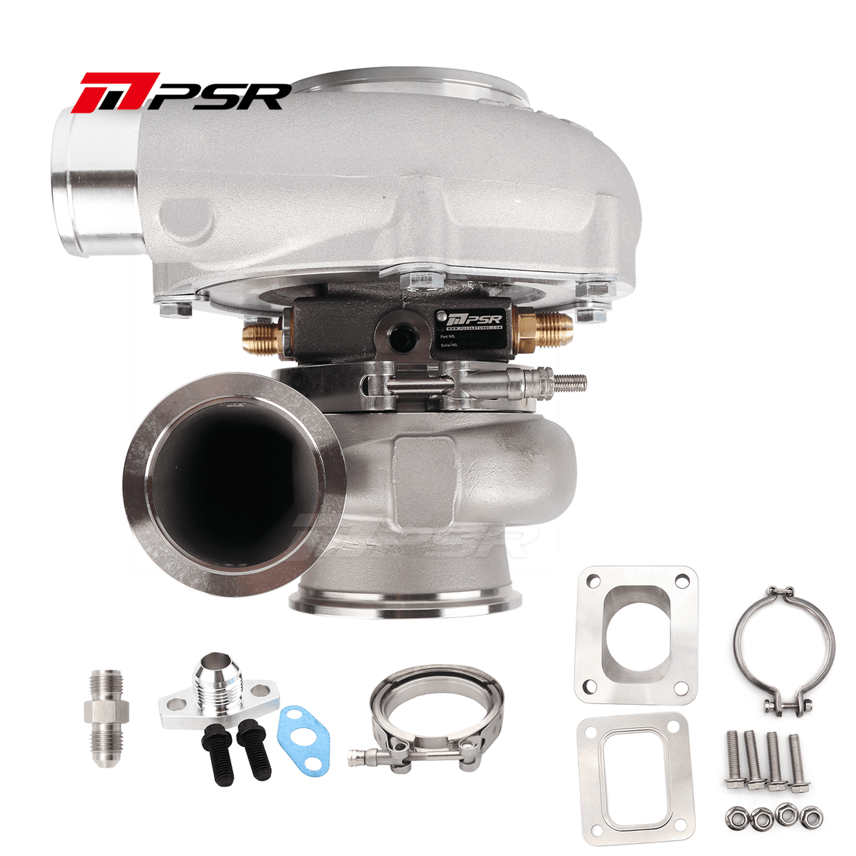 Pulsar Turbochargers Turbochargers Pulsar PSR Forward Rotation 6255G Dual Ball Bearing Turbocharger HP Rating 900 SR