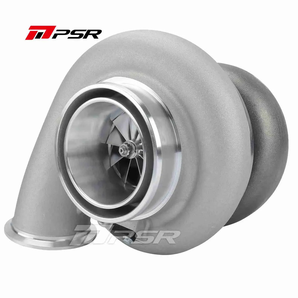 Pulsar Turbochargers Turbochargers Standard / 1.01 A/R Dual V-Band / With Stainless Steel Cover Pulsar PSR REVERSE ROTATION 7975G Dual Ball Bearing Turbocharger HP Rating 1450 SR
