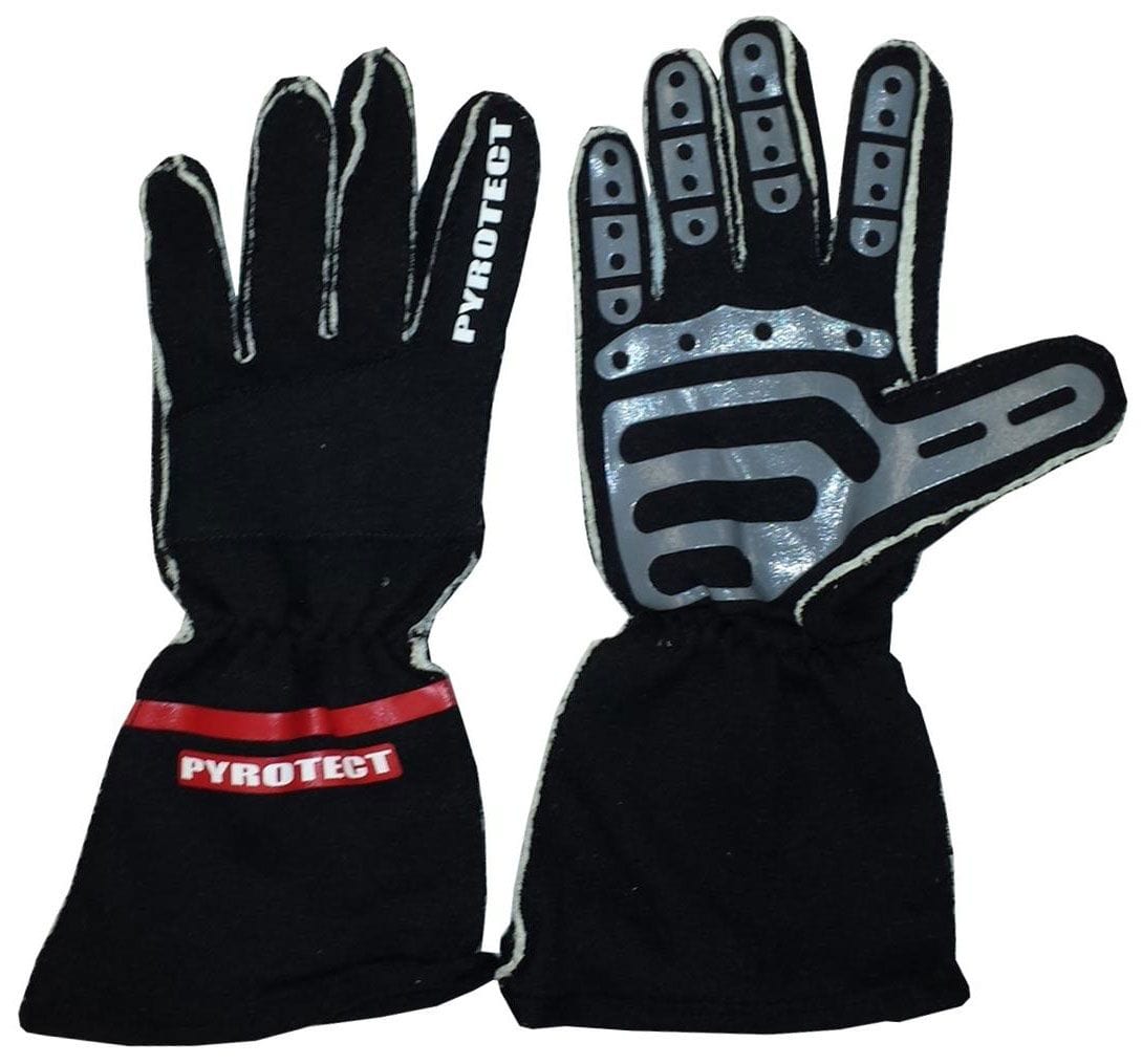 Pyrotect Safety Equipment Black, SFI 3.3/5 specifications Pyrotect Safety Equipment Pro-Series Driving Gloves 2-Layer (Large) PYG3410 SR
