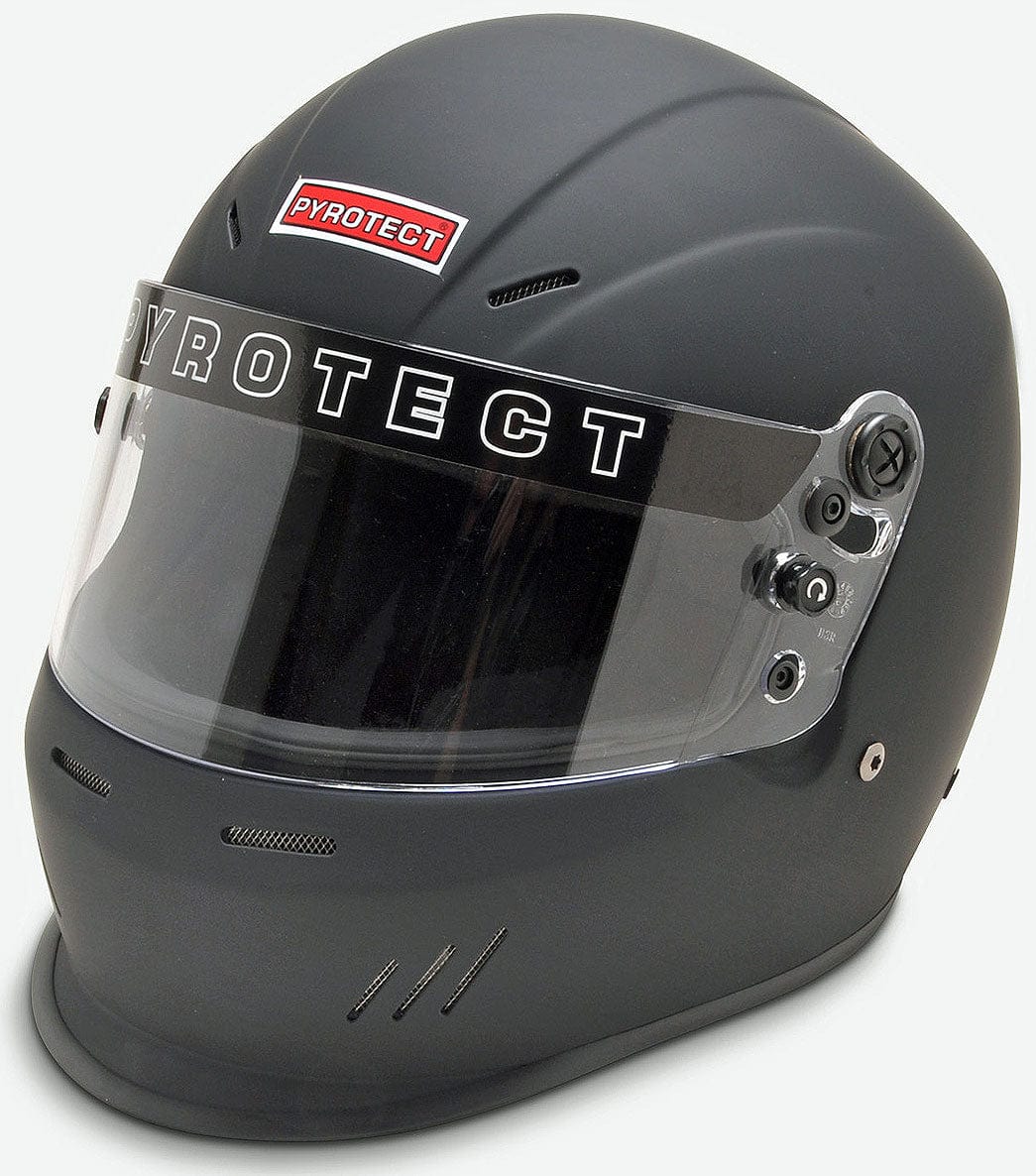 Pyrotect Safety Equipment SA2020 Rated Pyrotect Safety Equipment UltraSport Helmet with Duckbill, Flat Black, XXX-Large PYHB611720 SR