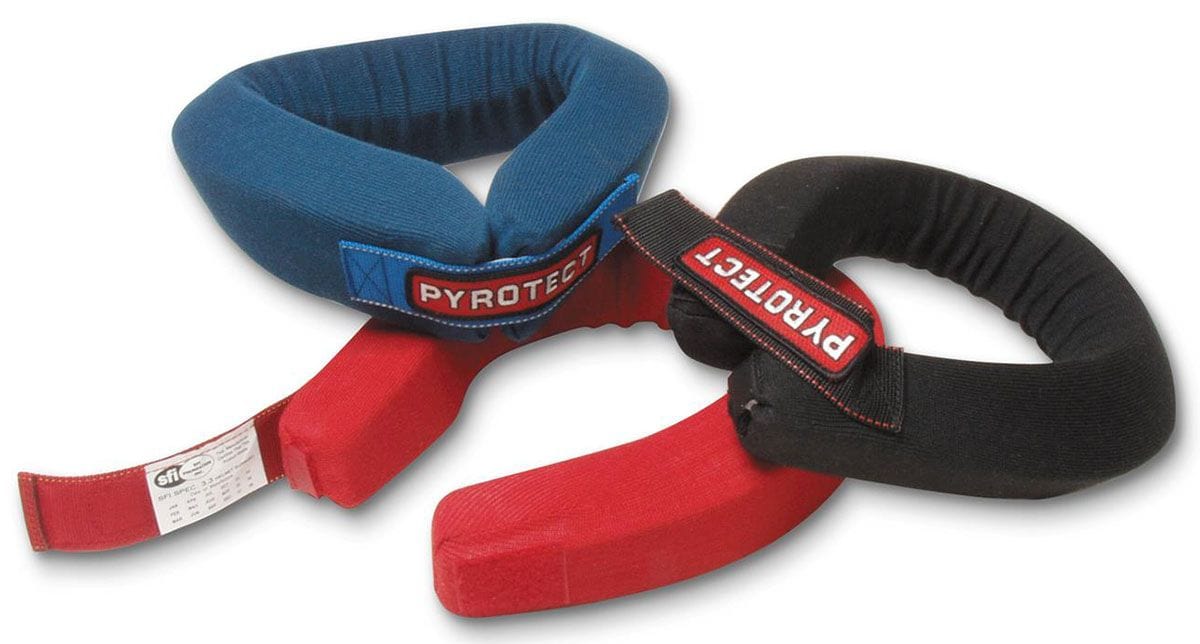 Pyrotect Safety Equipment SFI Approved Pyrotect Safety Equipment Straight Neck Brace (Black) PY30300006 SR