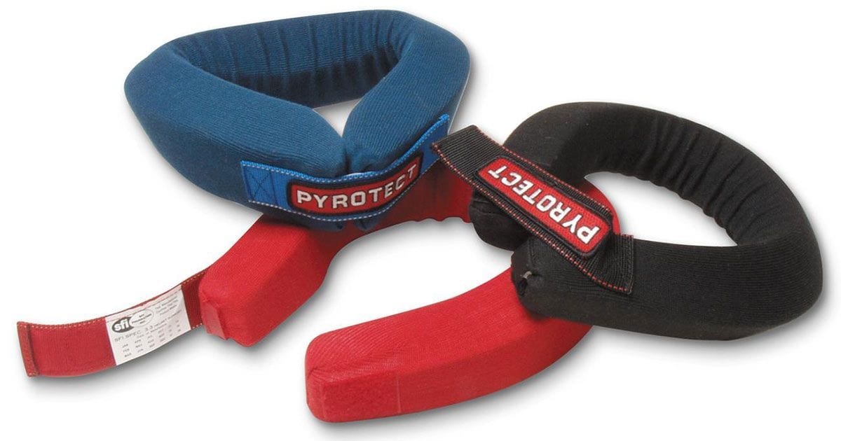 Pyrotect Safety Equipment SFI Approved Pyrotect Safety Equipment Straight Neck Brace (Blue) PY30300008 SR