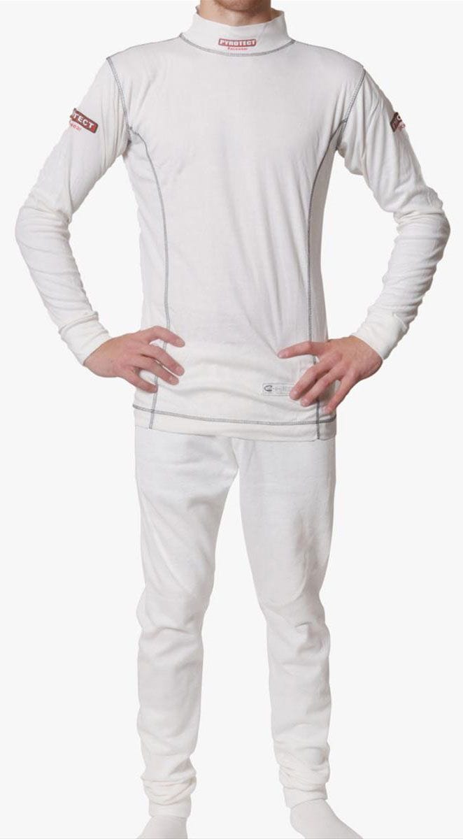Pyrotect Safety Equipment White, SFI Approved Pyrotect Safety Equipment Inner Wear Bottom (XX-Large) PY4710600 SR