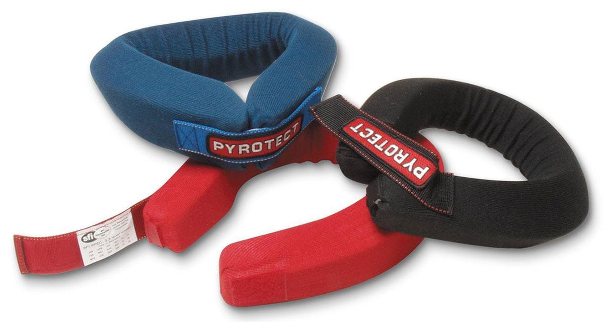PYROTECT SFI Approved Pyrotect Safety Equipment Straight Neck Brace (Red) PY30300007 SR