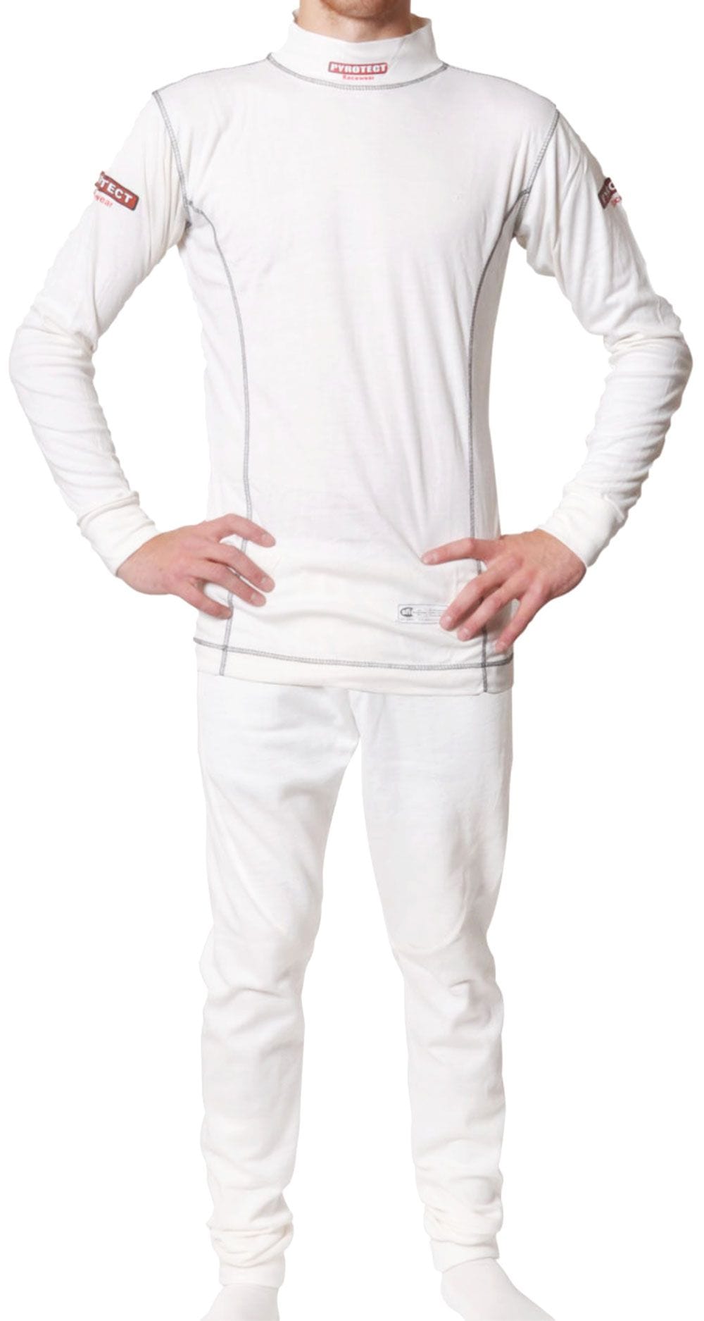 PYROTECT Sport Inner Wear SFI-1 Top, White Sport Inner Wear SFI-1 Top, White SR