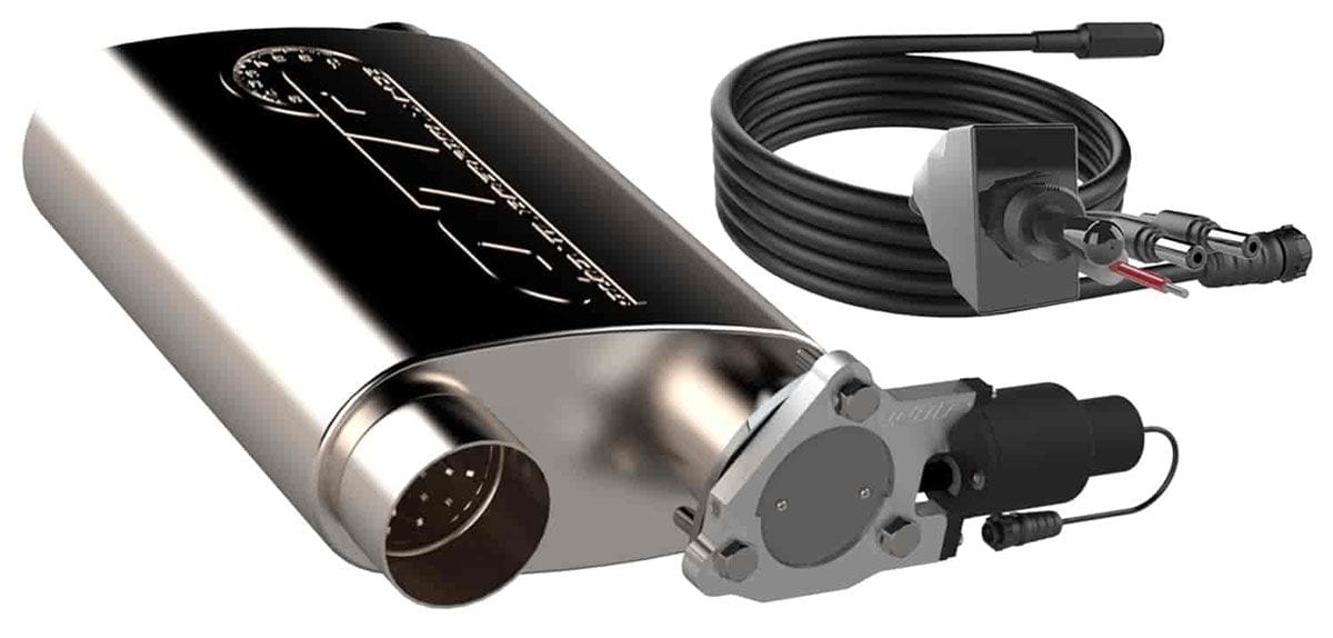 QTP 3" Offset Inlet/Outlet Quicktime Performance Screamer Twintronic Muffler QTP13300C SR