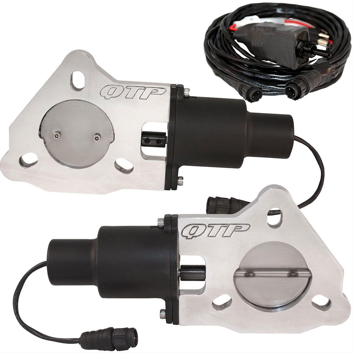 2'' 2.25'' .5 3 Electric Exhaust Cutout Kit Y Pipe Control Valve With 2'' 2.25'' .5 3 Electric Exhaust Cutout Kit Y Pipe Control Valve With
